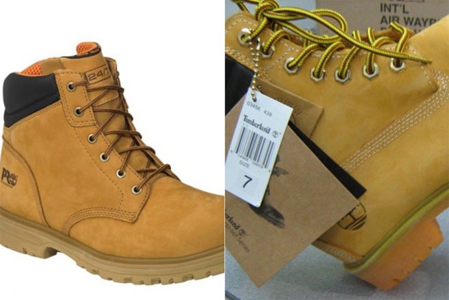 Đâu là đôi bốt hàng thật của hãng Timberland?